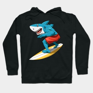 Funny Shark Enjoi Surfing Summer Surfer Surfboard Hoodie